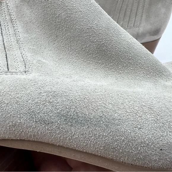 Aquatalia Taupe Charlotte Weatherproof Suede Booties Size 7.5